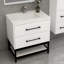 Victoria Wall-Mounted Vanity with Reinforced Acrylic Sink & Rack-98932830