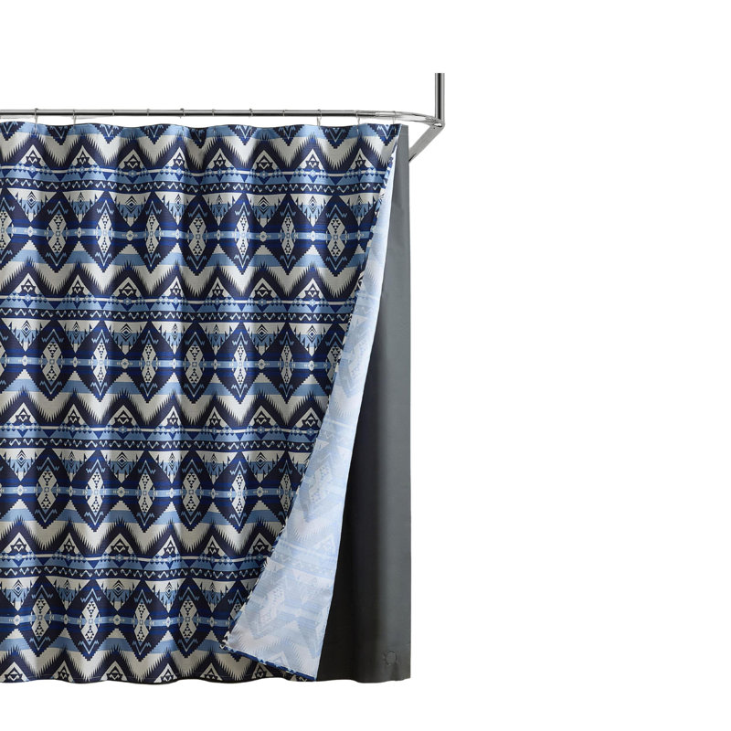 Ensemble de rideau de douche et crochets Wrangler Jesse