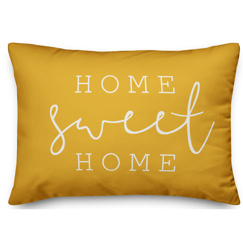 Outdoor Throw Pillow, Yellow