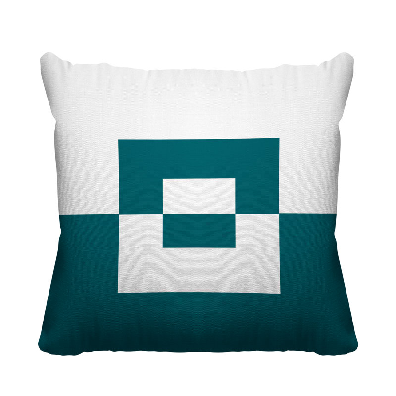 Coussin décoratif intérieur / extérieur Granger, L 15 po x H 15 po, Vert