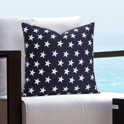 Americana Geometric Outdoor Throw Pillow