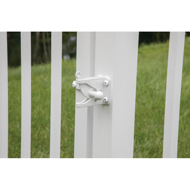Loquet à fermeture par gravité, Blanc