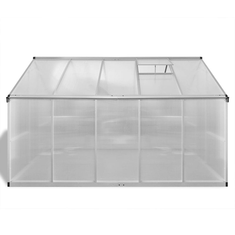118.9' W x 74.8' D Hobby Greenhouse, 76.8" H x 98.4" W x 118.9" D