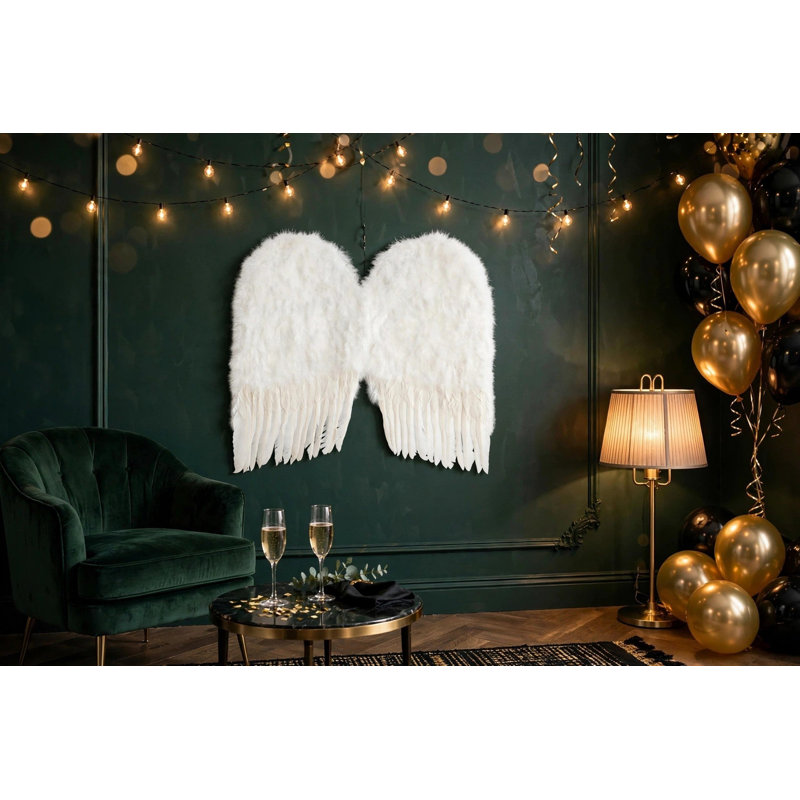 Medium Angel Costume Wings - White