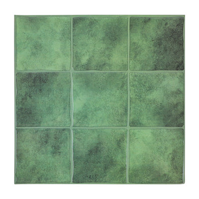 Peel And Stick Backsplash Tile, 12'' X 12'' Square Mosaic 3d Adhesive Stick On Wall Tiles (set Of 10) 