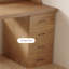 Bureaux rectangulaires en bois massif brun-108222324