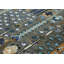 Tapis transitionnel gris en laine noué à la main 10 pi 3 po x 14 po Oushak