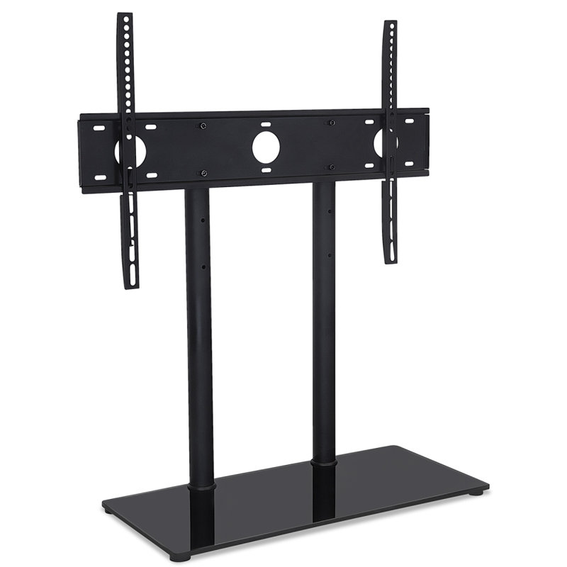 Mount-It Universal Tabletop TV Stand and AV Media Fixed Desktop Mount Fits 32" - 55" LCD/LED/Plasma