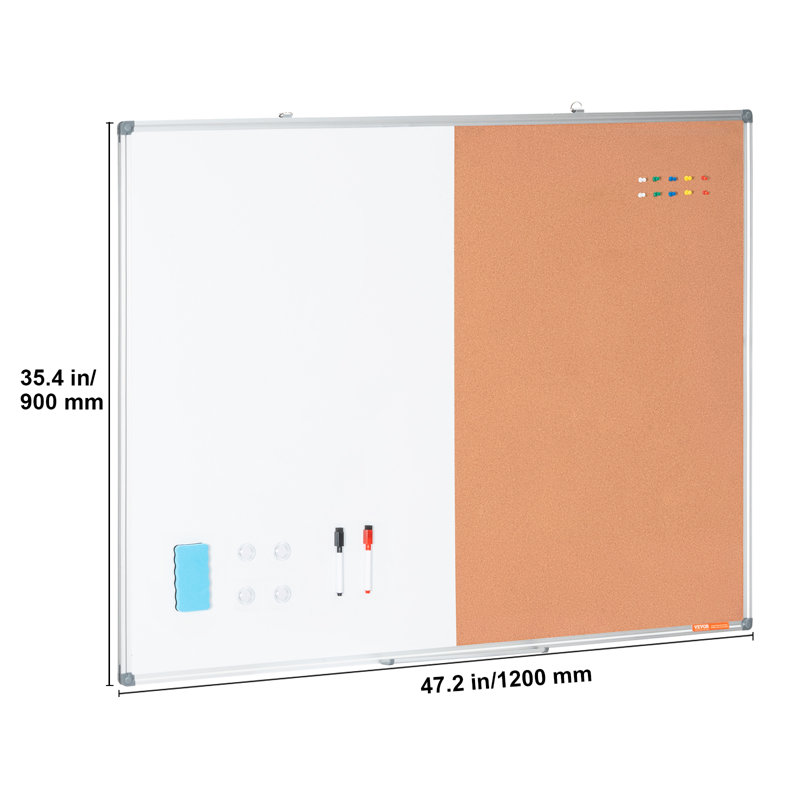 VEVOR Chalkboard, 37" H x 49" W x 1" D
