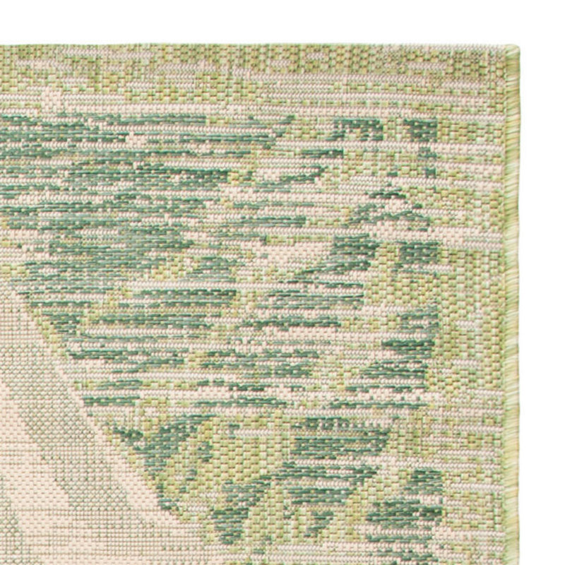 Shani Performance Floral Indoor/Outdoor Area Rug, Square 6'7"