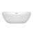 Rebecca 65'' x 32'' Soaking Acrylic Bathtub-26083749