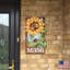 Support mural tournesol