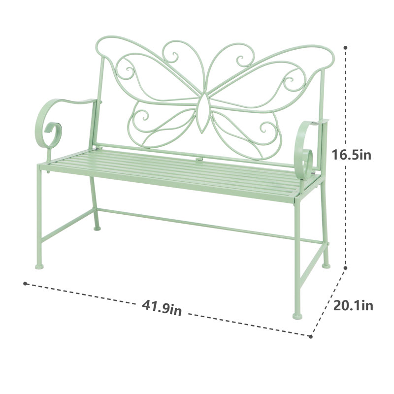 Banc de jardin 42 po, Vert