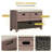 Tionna 43.5" Shoe Storage Bench with Cushion, Entryway Storage with Hidden Storage-1623017227