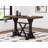 Valebeck Counter Height Dining Table and 4 Barstools