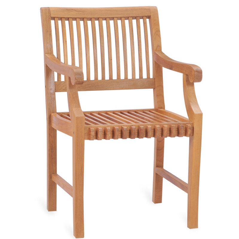 Hearne Outdoor Teak Dining Armchair