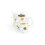 Butterfly Ginkgo Porcelain China Teapot
