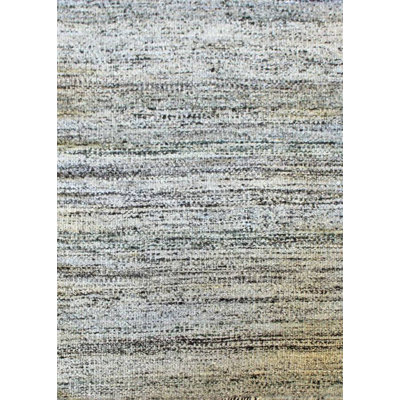 Sari Silk Abstract Area Rug in Gray