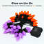 Guirlande C7 Halloween - 50 ampoules DEL, orange et mauve-1807185627