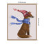 «Windswept Fox» par Fab Funky, impression sur toile encadrée