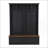 Farmhouse 4-in-1 Hall Tree with Wood Grain Bench and Large Storage