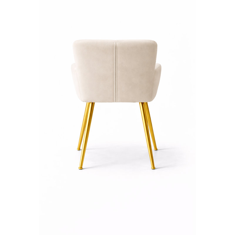 Chaise de salle à manger Velora - Blanc (ensemble de 2), Blanc
