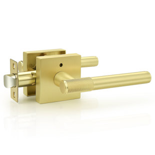 Probrico Door Handle Interior Knurled Square Door Lever