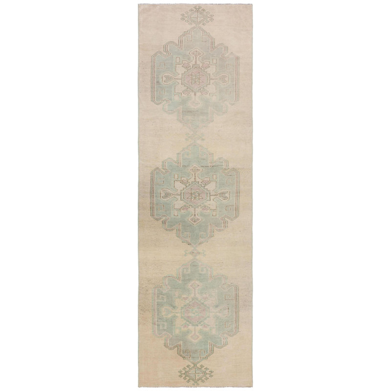 Vintage Turkish Konya Wool On Wool 2Ft8inx10ft10in Mauve