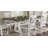 Joanie 86 " Extendable Rectangular with Solid Wood Base Dining Table