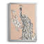 Paon en or II, impression sur papier encadrée-2097031889-2097031891