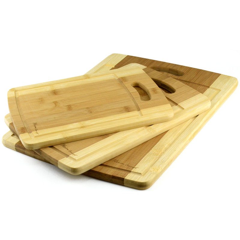Best Desu, Inc. Best Desu, Inc. Heim Concept 3 Piece Organic Bamboo Cutting Board