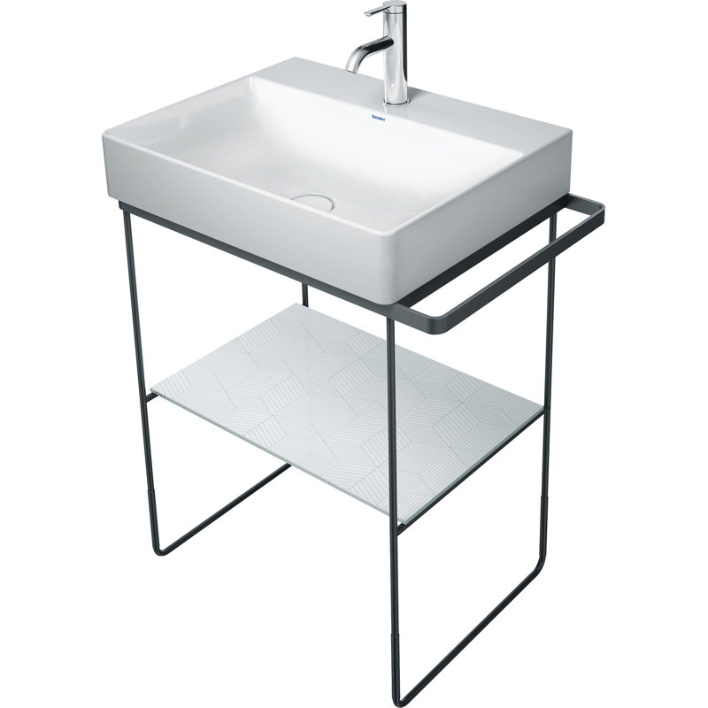 Inserts en verre pour salle de bain DuraS Square, Blanc