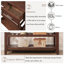 Console avec 2 tiroirs et tablettes Kinzee-1628477158