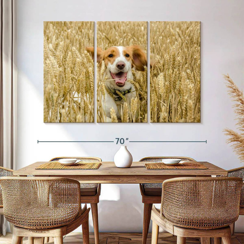 Brampt Happy Cocker Spaniel, 42" H x 65" W
