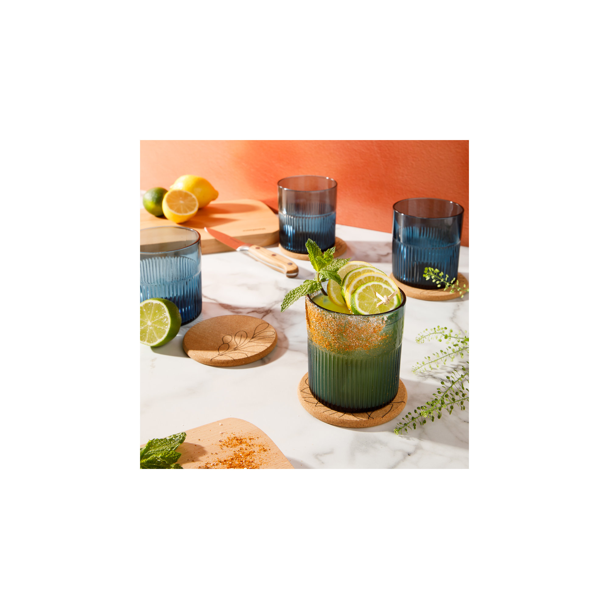 Bloomhouse Lyon Sky 4 - Piece 16, Lapis Blue