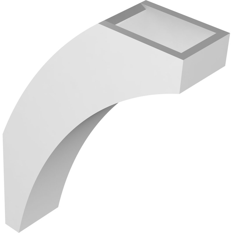 Genouillère standard en PVC de qualité architecturale Thorton, H 14 po x l 3 po x P 10 po