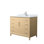Janna 42" Freestanding Single Bathroom Vanity with Marble Top