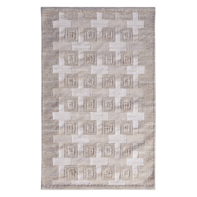Wool Geometric Area Rug