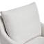 Fauteuil d'appoint pivotant en lin Modern