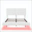 Lit flottant avec lumière White Boucle-128515208