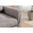 Francesca 35"W Gray Woven Convertible Armchair-927657974