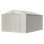 Remise de rangement en acier Elite, 10 x 14, gris froid