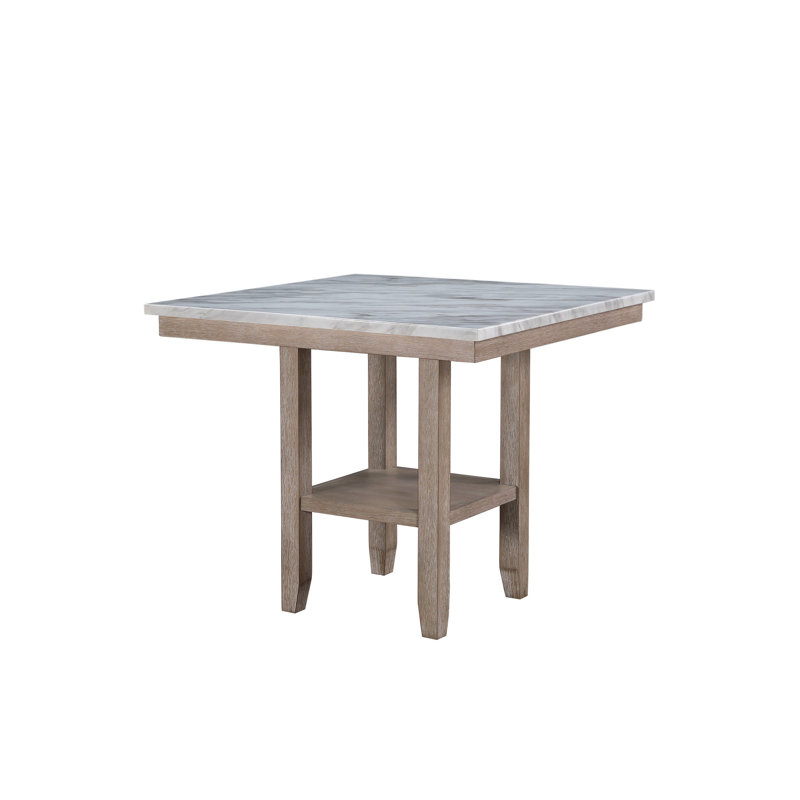 Table carrée en marbre naturel naturel, bois massif +, couleur, finition, style transitionnel, 42 po x 35,75 po, barre de 77 lb, transitionnel, l 35,75 po
