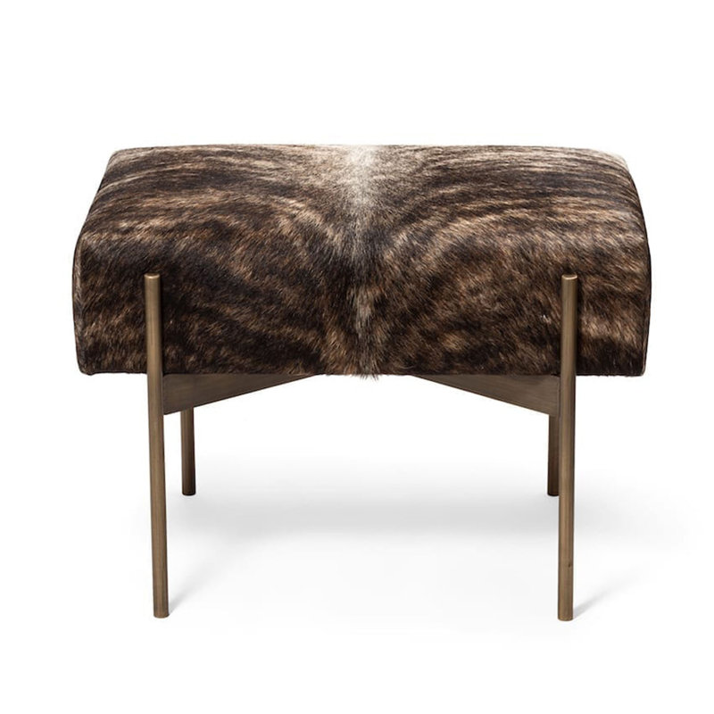 Bella Cowhide Bench