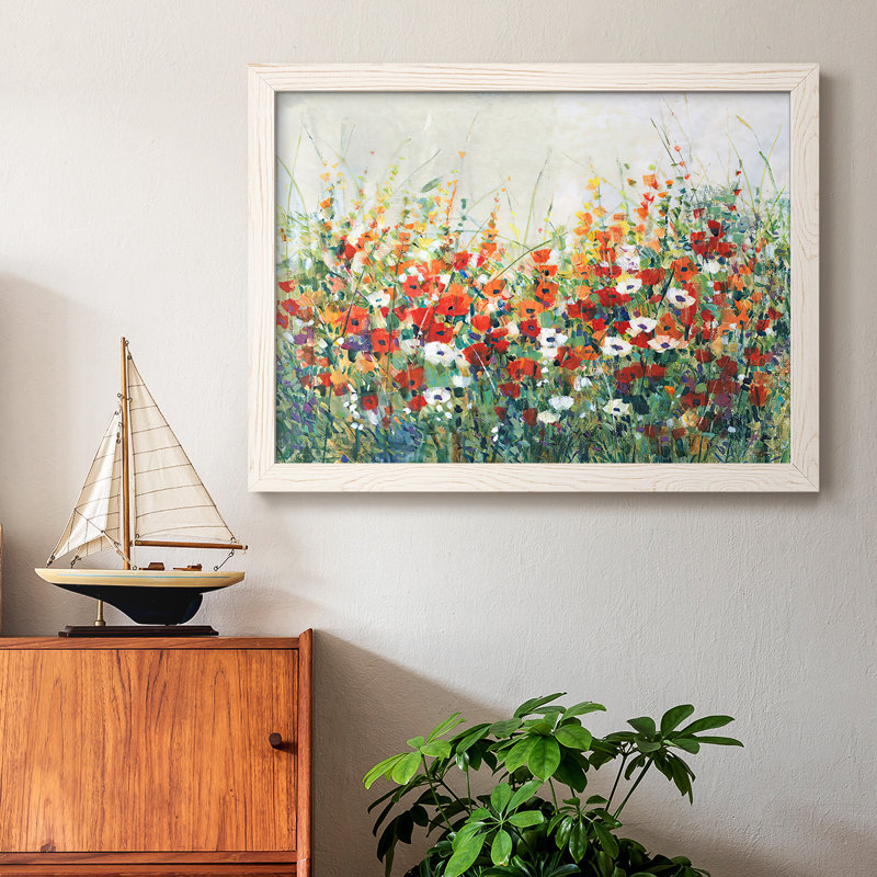 «Garden in Bloom II», reproduction sur toile tendue, Blanc, H 28 po x l 42 po x P 1,5 po
