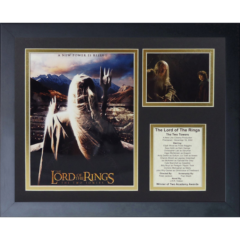 « lord of the rings ii », reproduction de photo encadrée