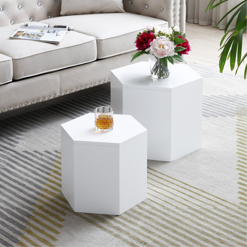 Tables basses, Blanc