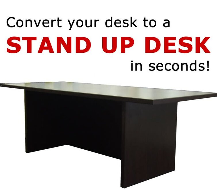 15.5'' H x 36'' W Standing Desk Conversion Unit