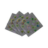 Succulents Floating Cotton Sateen Cocktail Napkins