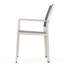 2 chaises d'extérieur Cape Coral, structure en aluminium gris, pour la construction de chaises au bord de la piscine, terrasse